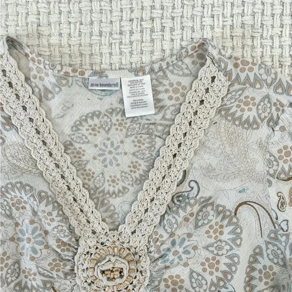 Y2K No Boundaries Boho Tunic Mini Dress - Picture 3 of 8